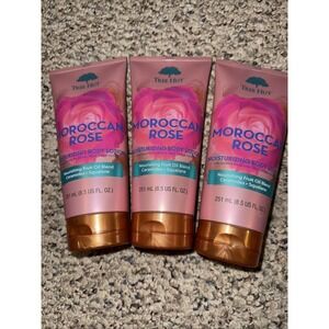 Lot Of 3 Tree Hut Moisturizing Body Lotion - Moroccan Rose 8.5 Oz Sealed‎